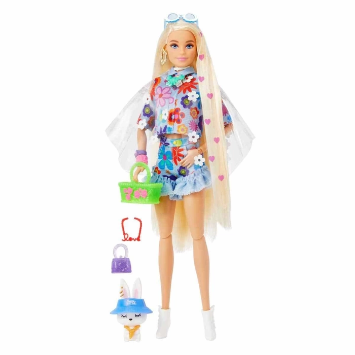 Barbie Extra Mavi Etekli Bebek HDJ45