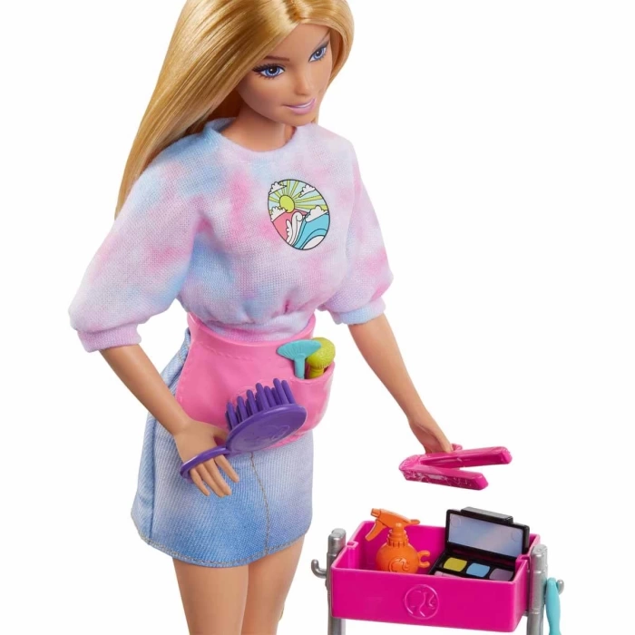 Barbie Malibu Stilist Bebek Oyun Seti