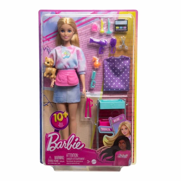 Barbie Malibu Stilist Bebek Oyun Seti