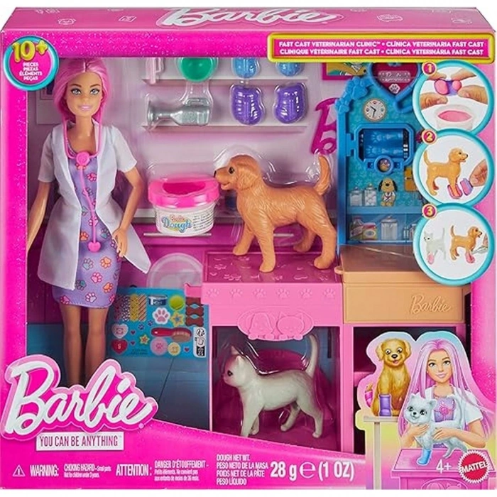 Barbie ’nin Veteriner Kliniği Bebek Ve Aksesuarları