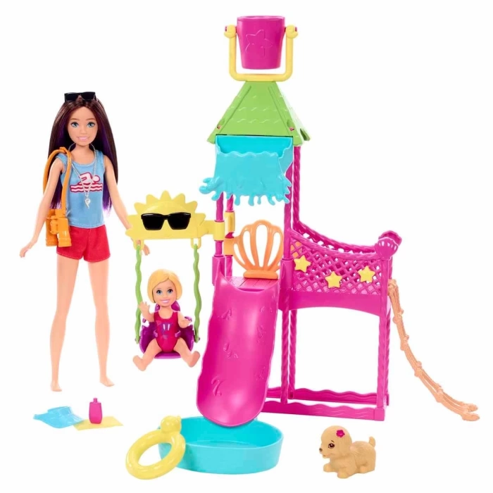 Barbie Skipperın Su Parkı Eğlencesi Oyun Seti HKD80