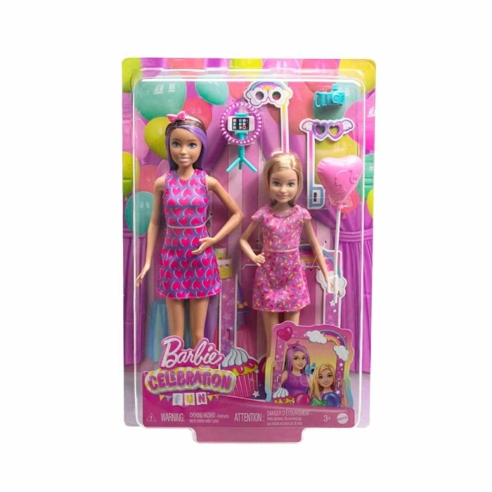 Barbie Skipper ve Stacie Doğum Günü Eğlencesi HKB12