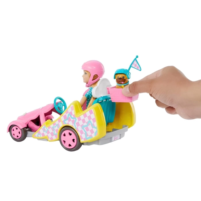 Barbie Stacie Go-Kart Yapıyor Oyun Seti HRM08