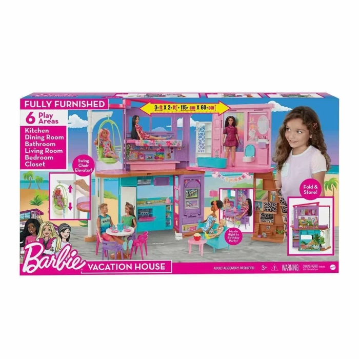 Barbie Tatil Evi Oyun Seti HCD50