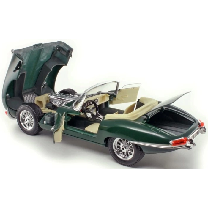 Bburago 1:18 Jaguar E Type Cabriolet 1961 Yeşil Model Araba