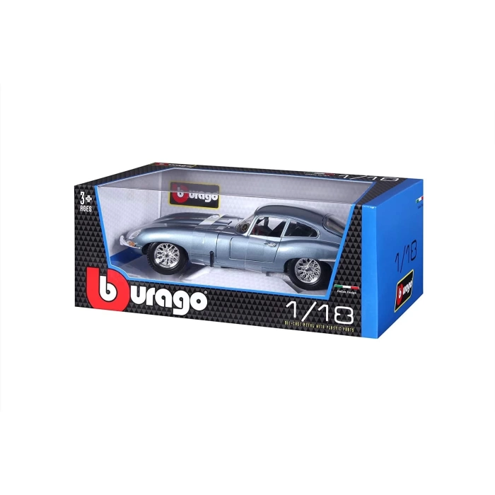 Bburago 1:18 Jaguar E-Type Coupe Model Araba