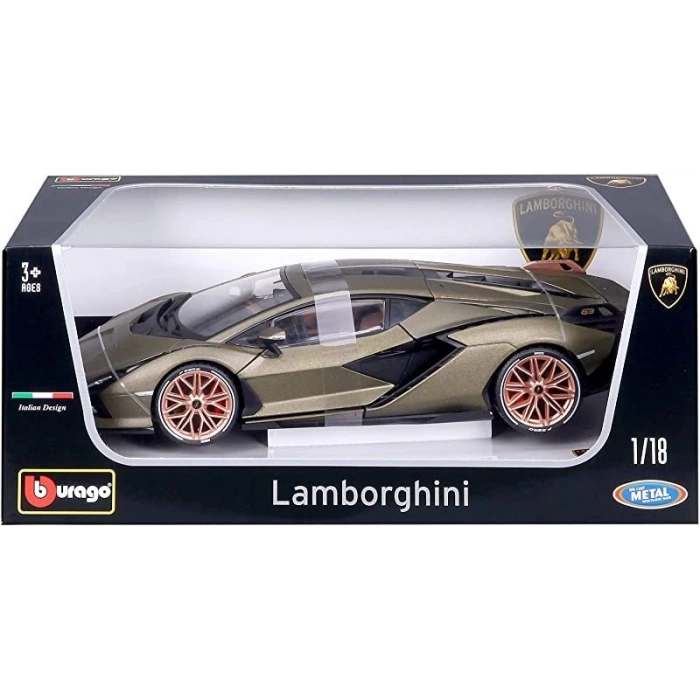 Bburago 1:18 Lamborghini Sian FKP 37 Model Araba