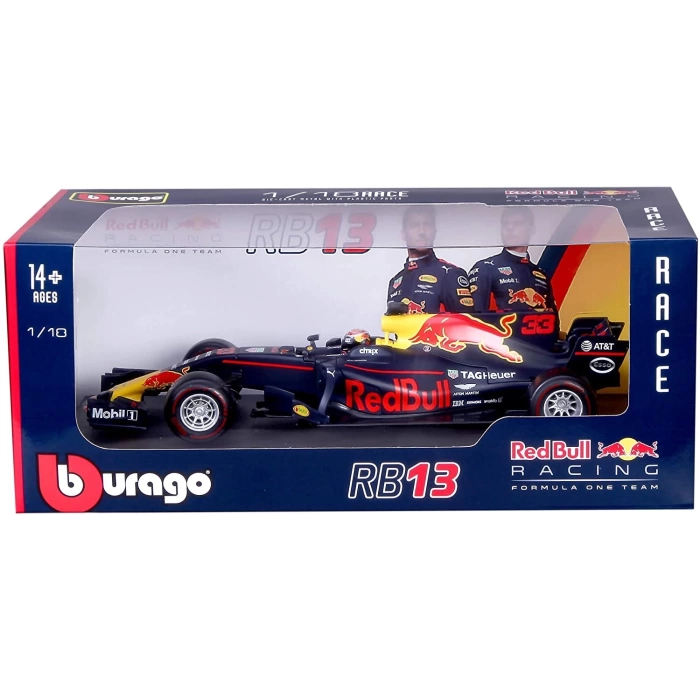 Bburago 1:18 Red Bull Racing Tag Heuer RB13 Model Araba