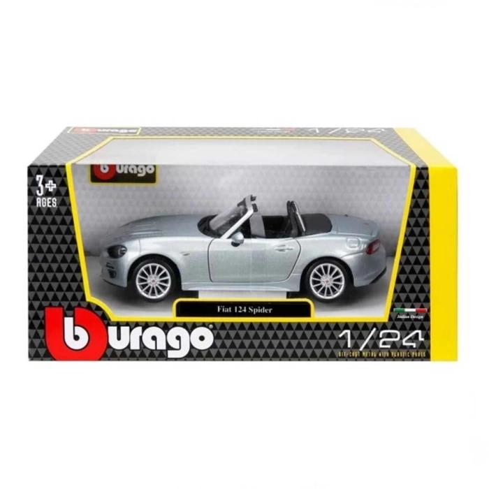 Bburago 1:24 Fiat 124 Spider Model Araba