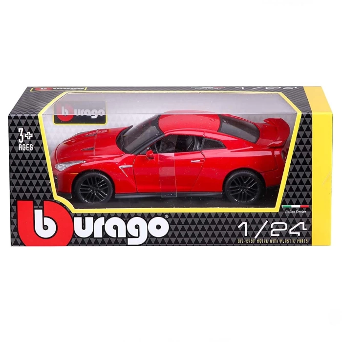 Bburago 1:24 Nissan GT-R 2017 Model Araba