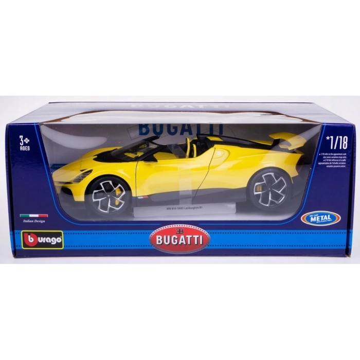 Bburago 1/28 A Bugatti Mistral Sarı