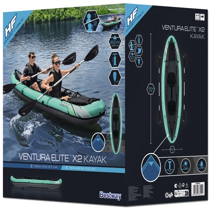 Bestway Hydro Force Ventura Elite X2 Kayak Şişme Bot 65052