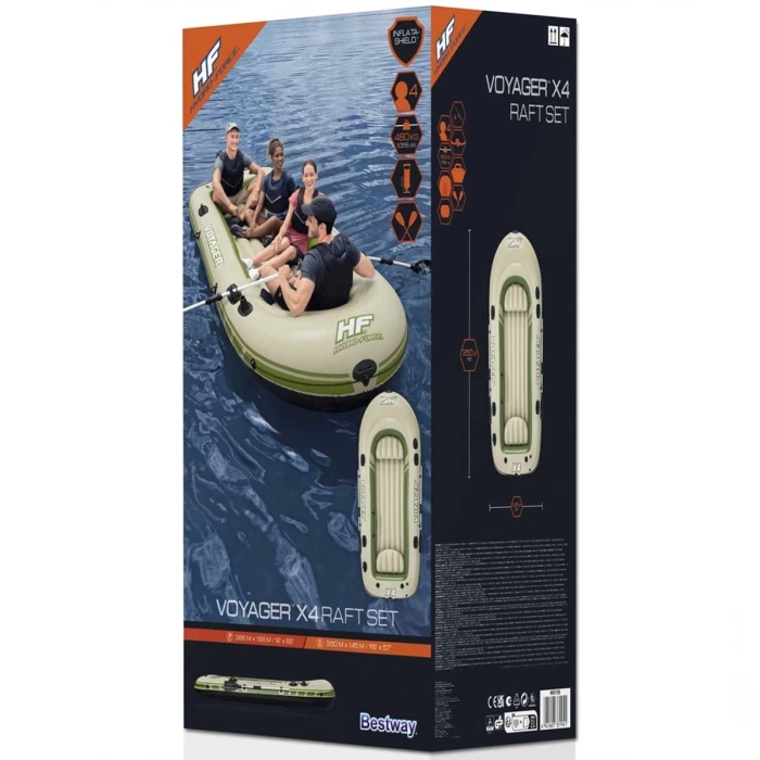 Bestway Hydro Force Voyager X4 Şişme Lastik Bot 65156