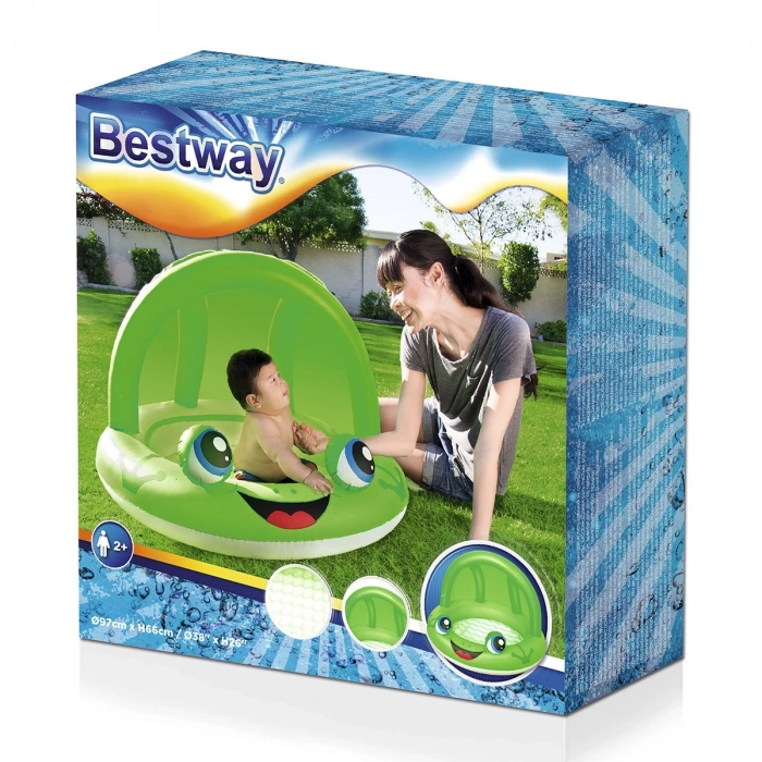 Bestway Kurbağa Desenli Gölgelikli Havuz 97x66 cm 52189