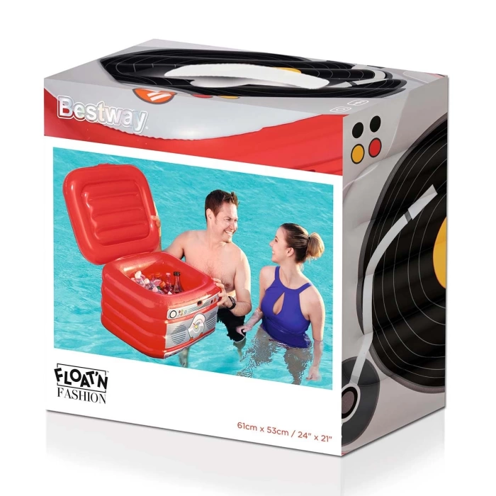 Bestway Retromusic Portatif Şişme Buzdolabı 31 Litre