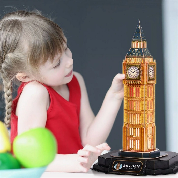 BIG BEN 3D Puzzle Led Işıklı
