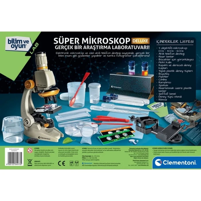 Bilim ve Oyun Süper Deluxe Mikroskop