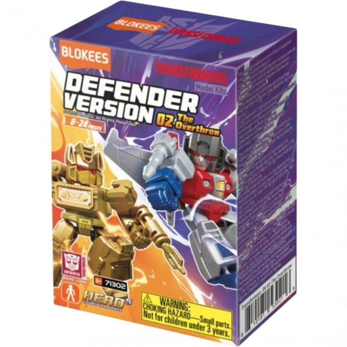 Blokee Transformers  Defender Versiyon 02 The Oversthrow Sürpriz Paket