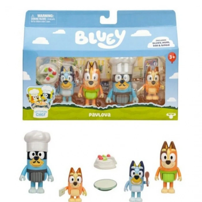 Bluey 4lü Figür Seti