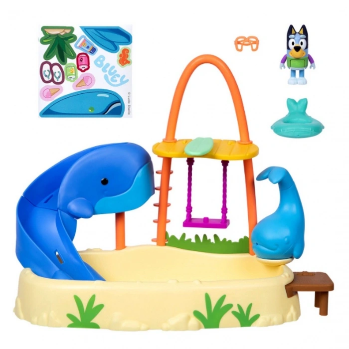Bluey Balina Su Parkı Oyun Seti