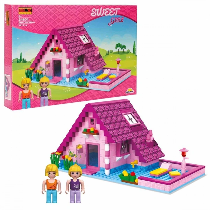 BLX Sweet Girl Pembe Havuzlu Ev 24601