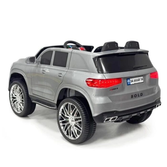 Bold GT Gri Uzaktan Kumandalı 4X2 12 VOLT Akülü Araba