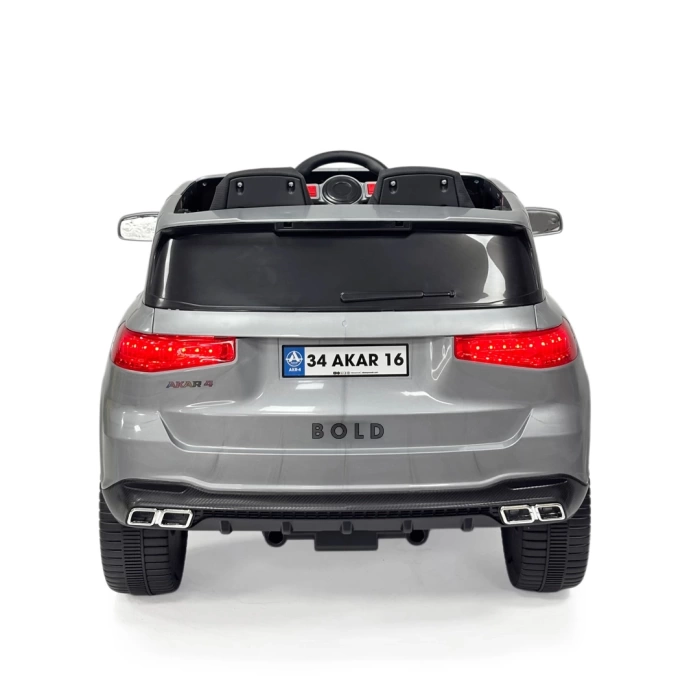 Bold GT Gri Uzaktan Kumandalı 4X2 12 VOLT Akülü Araba