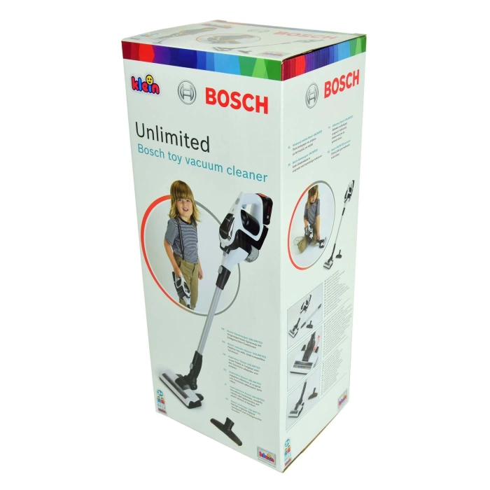 Bosch Oyuncak Sesli Işıklı Beyaz Elektrik Süpürgesi