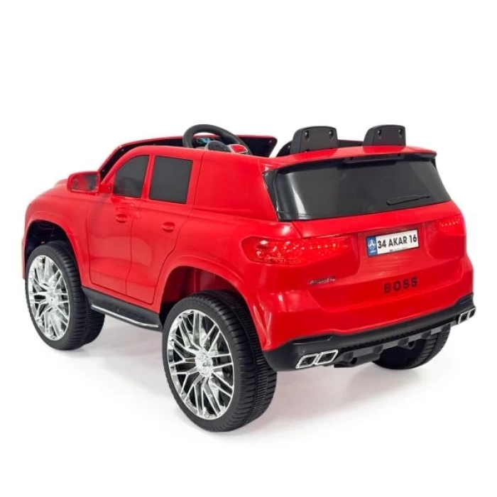 Boss GT Kırmızı Uzaktan Kumandalı 4X2 12 VOLT Akülü Araba