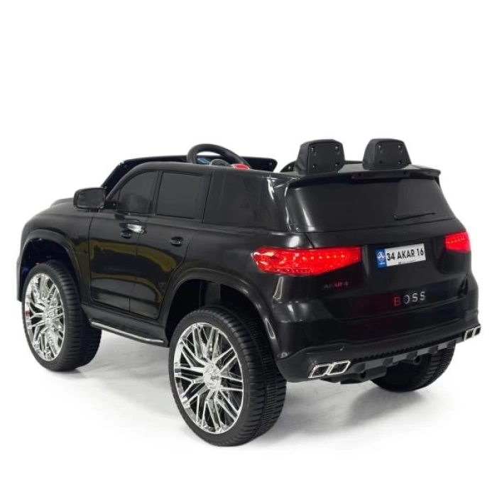 Boss GT Siyah Uzaktan Kumandalı 4X2 12 VOLT Akülü Araba