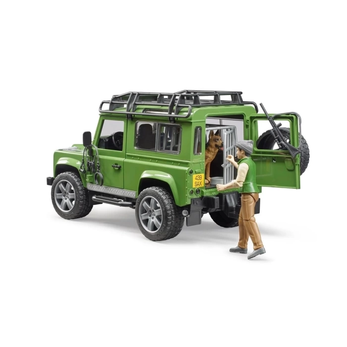 Bruder Land Rover Arazi Aracı & Orman Bekçisi ve Köpeği BR02587