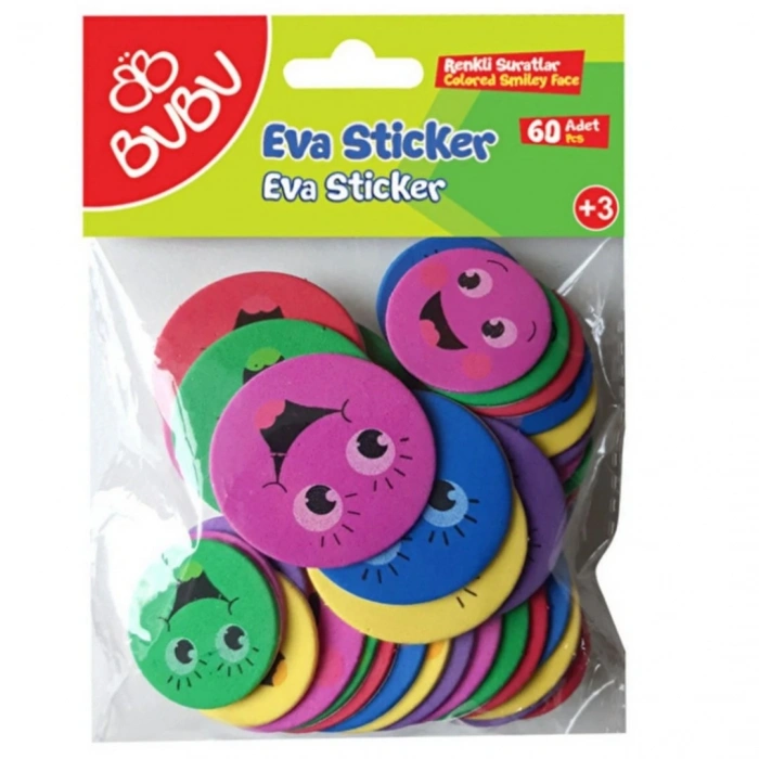 Bu-Bu Eva Stickers Suratlı 60lı