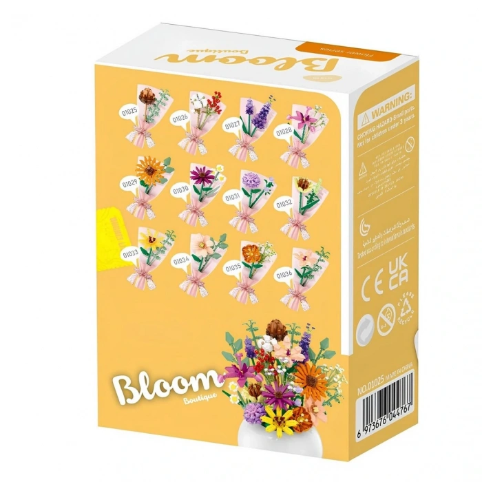 Buket Çiçekleri Serisi 3D Puzzle