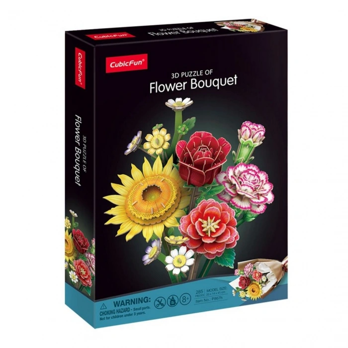 Büyük Aranjman Buketi 3D Puzzle