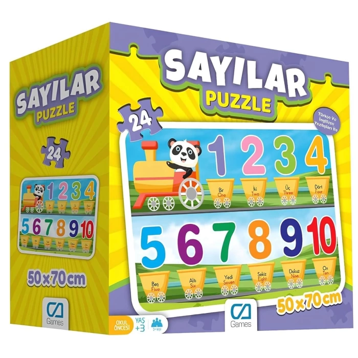 Ca Games Sayılar Puzzle 24 Parça 5134