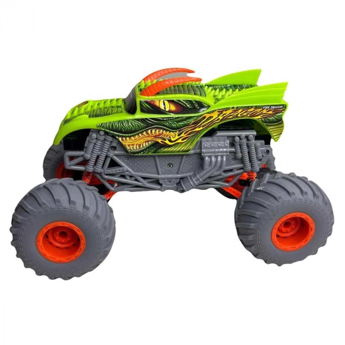 Canavar Temalı Uzaktan Kumandalı Şarjlı Işıklı Arazi Aracı