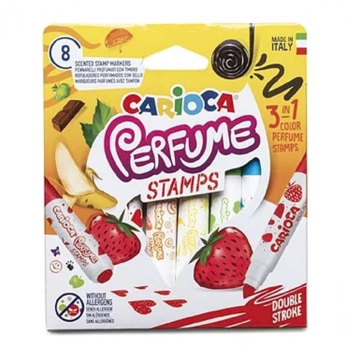 Carioca Perfume 8li Kokulu Damgalı Jumbo Keçeli Kalem 42988