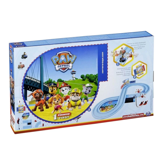 Carrera First Paw Patrol Chase ve Marshall Yarış Pisti