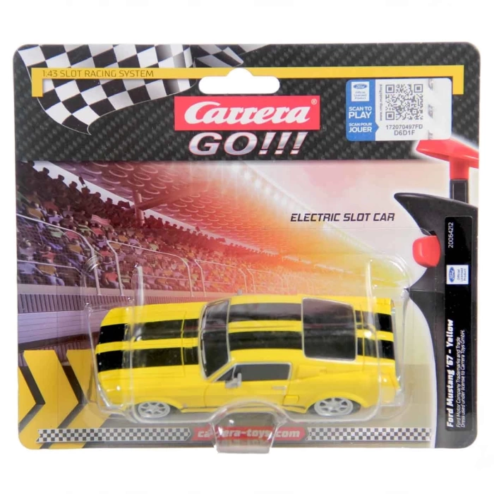 Carrera Go Ford Mustang 67 Yellow Yarış Pisti Arabası