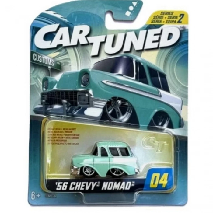CarTuned S2 1956 Chevy Nomad - Mavi Custom Araba