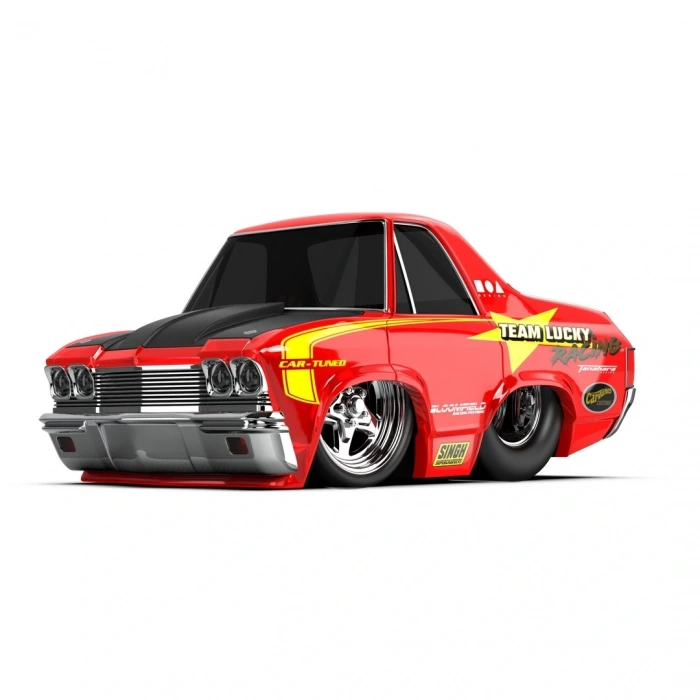 CarTuned S2 1968 Chevy El Camino - Kırmızı Pro Street Araba