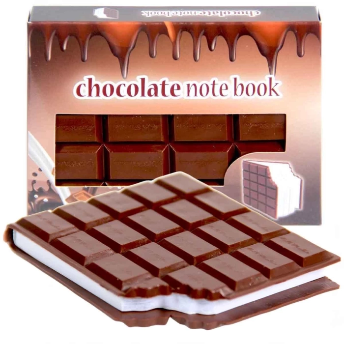 Chocolate Notebook Çikolata Görünümlü Not Defteri