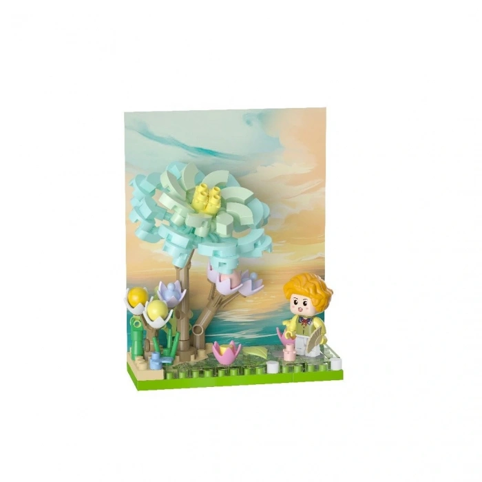 Çiçek ve Figür Serisi 3D Puzzle