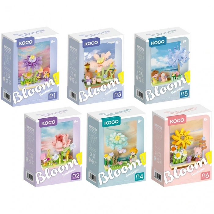 Çiçek ve Figür Serisi 3D Puzzle