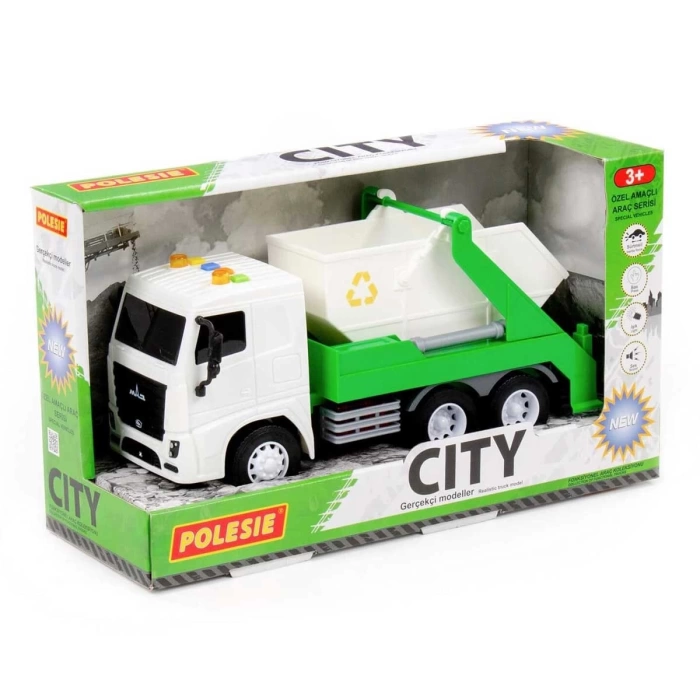 City 2 Sesli ve Işıklı Konteyner Taşıyıcı 96326