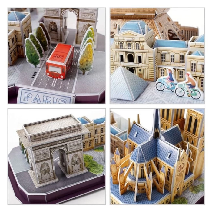 City Line Paris 3D Puzzle 114 Parça