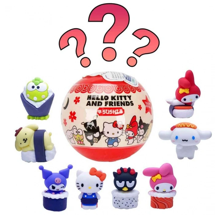 Cool Things Hello Kitty And Friends Sushi 3D Sürpriz Figür Paketi