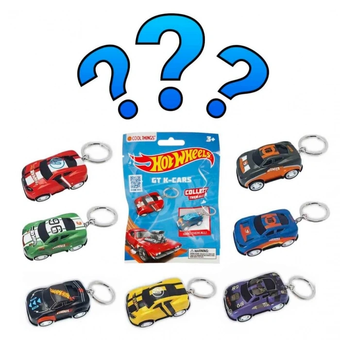 Cool Things Hot Wheels GT K-Cars Sürpriz Anahtarlık Paketi