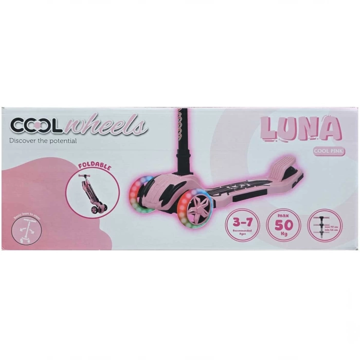 Cool Wheels Luna Scooter Pembe