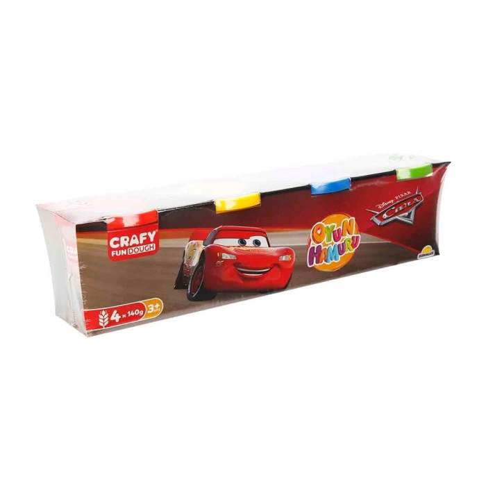 Crafy Cars 4lü Oyun Hamuru 560 g